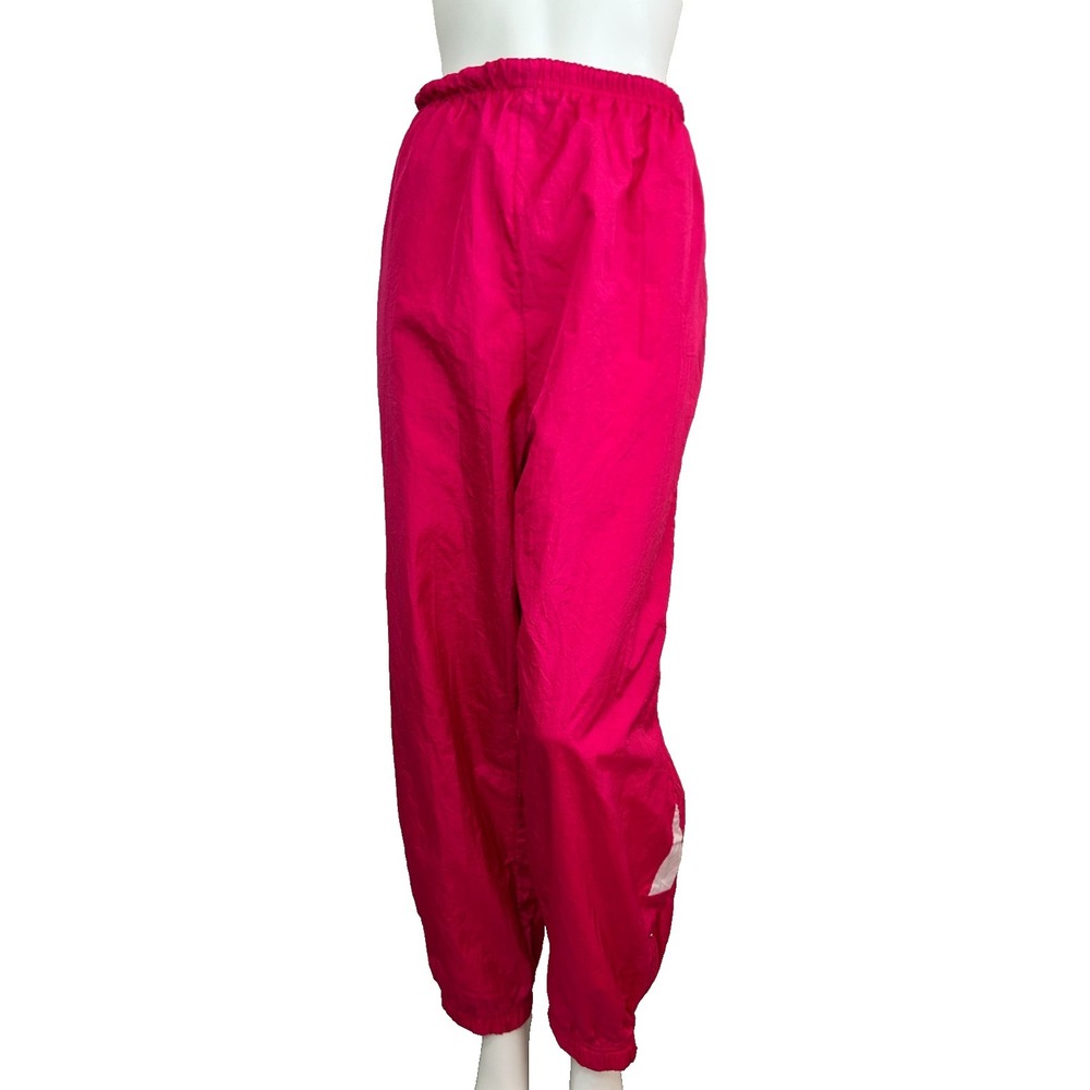 90s Venezia Women's Size XXL Track Suit Set Windbreaker Jacket Pants Pink Lined - Picture 8 of 16